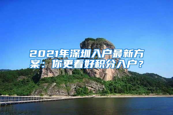 2021年深圳入戶最新方案：你更看好積分入戶？