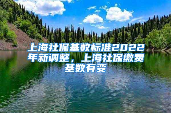 上海社?；鶖?shù)標(biāo)準(zhǔn)2022年新調(diào)整，上海社保繳費(fèi)基數(shù)有變