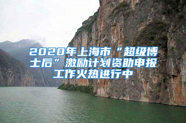 2020年上海市“超級(jí)博士后”激勵(lì)計(jì)劃資助申報(bào)工作火熱進(jìn)行中