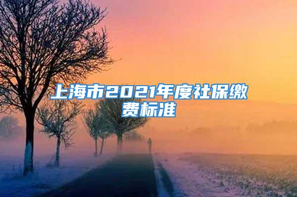 上海市2021年度社保繳費(fèi)標(biāo)準(zhǔn)