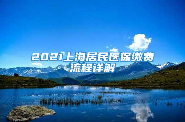 2021上海居民醫(yī)保繳費流程詳解