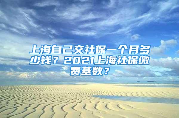 上海自己交社保一個月多少錢？2021上海社保繳費(fèi)基數(shù)？