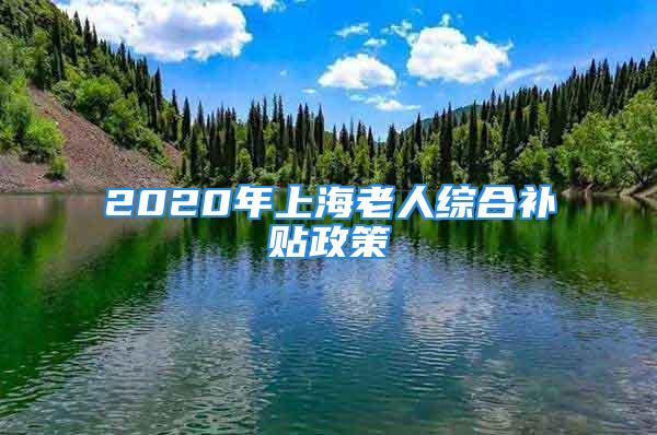 2020年上海老人綜合補(bǔ)貼政策