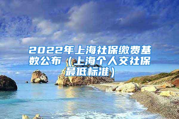 2022年上海社保繳費(fèi)基數(shù)公布（上海個人交社保最低標(biāo)準(zhǔn)）