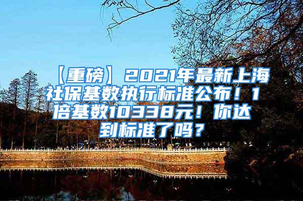 【重磅】2021年最新上海社?；鶖?shù)執(zhí)行標(biāo)準(zhǔn)公布！1倍基數(shù)10338元！你達(dá)到標(biāo)準(zhǔn)了嗎？