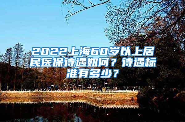 2022上海60歲以上居民醫(yī)保待遇如何？待遇標(biāo)準(zhǔn)有多少？