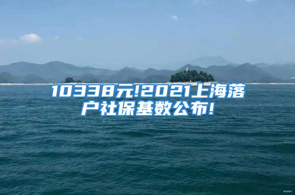 10338元!2021上海落戶社?；鶖?shù)公布!