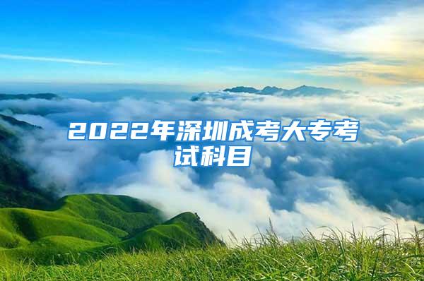 2022年深圳成考大?？荚嚳颇?/></p>
									<p>　　2022年深圳成考大?？荚嚳颇?/p>
<p>　　最近有同學咨詢小編：2022年深圳南山成考什么2022年深圳成考大專考試科目，深圳南山成考考試內容有哪些。其實考哪些科目跟考生選擇的報考層次有關。今天小編就來和大家詳解講解一下。</p>
<p>　　一、深圳南山成考報考層次</p>
<p>　　深圳南山成考有3個報考層次：高起專、高起本以及專升本。</p>
<p>　　1、高起專：深圳南山成考高起專，要求考生具有高中文化程度（非高中學歷2022年深圳成考大?？荚嚳颇浚ㄟ^自學達到高中文化程度的也包含在內）。學制為2.5-3年。</p>
<p style=