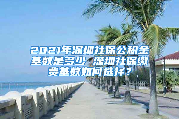 2021年深圳社保公積金基數(shù)是多少 深圳社保繳費(fèi)基數(shù)如何選擇？