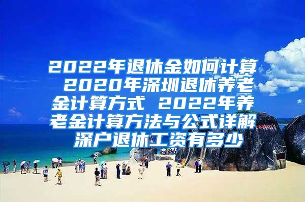 2022年退休金如何計算 2020年深圳退休養(yǎng)老金計算方式 2022年養(yǎng)老金計算方法與公式詳解 深戶退休工資有多少