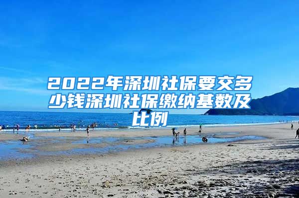 2022年深圳社保要交多少錢深圳社保繳納基數(shù)及比例