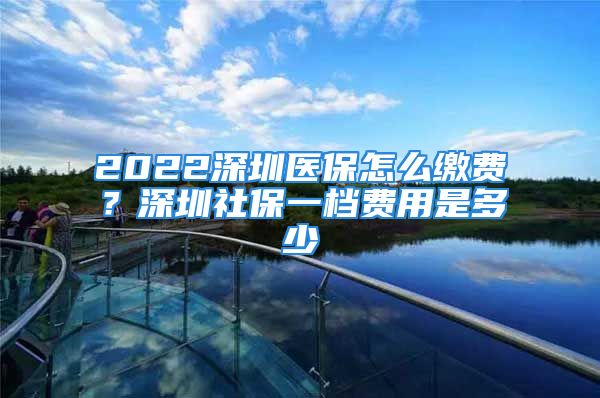 2022深圳醫(yī)保怎么繳費(fèi)？深圳社保一檔費(fèi)用是多少