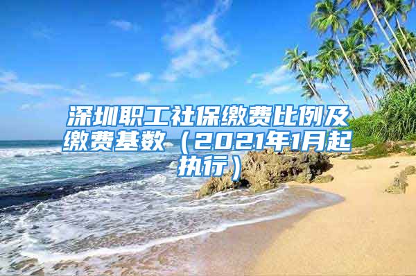 深圳職工社保繳費比例及繳費基數(shù)（2021年1月起執(zhí)行）