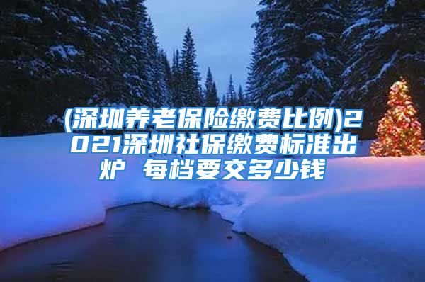 (深圳養(yǎng)老保險(xiǎn)繳費(fèi)比例)2021深圳社保繳費(fèi)標(biāo)準(zhǔn)出爐 每檔要交多少錢