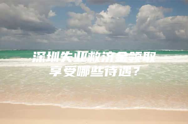 深圳失業(yè)救濟(jì)金領(lǐng)取享受哪些待遇？