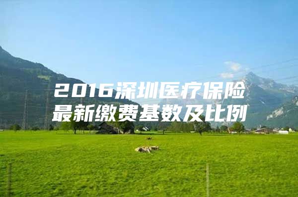 2016深圳醫(yī)療保險(xiǎn)最新繳費(fèi)基數(shù)及比例